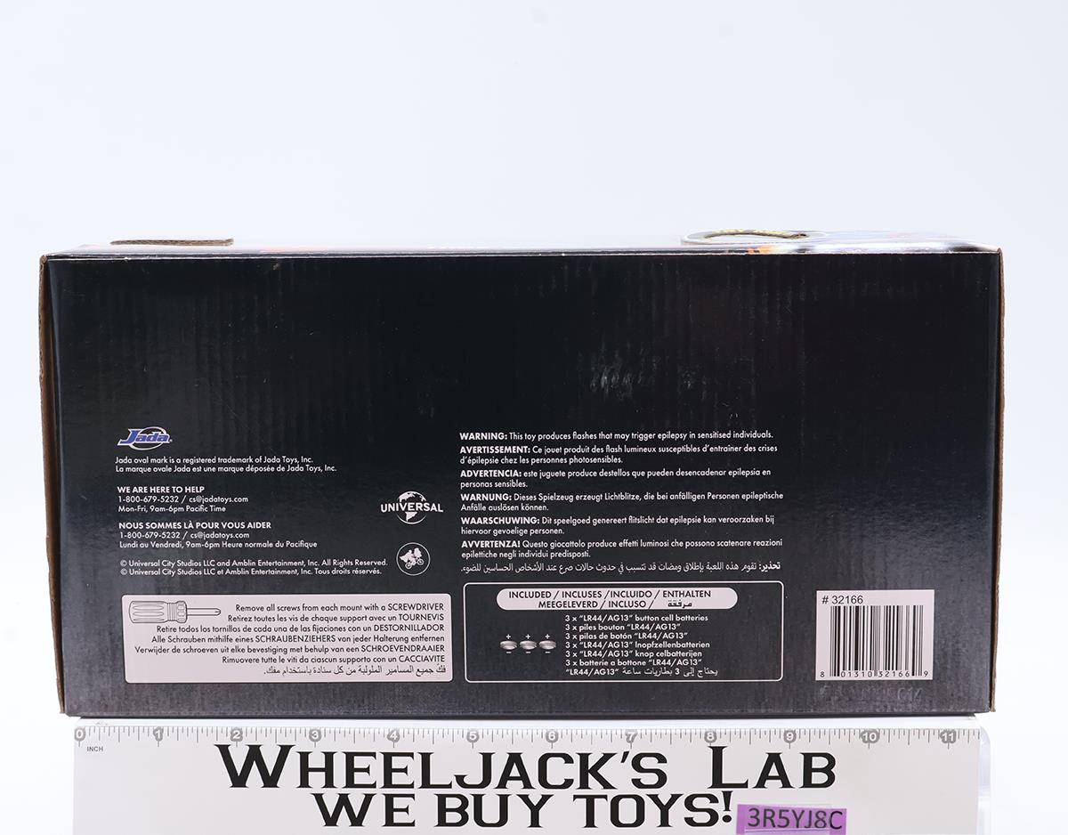 Time Machine DeLorean Die-Cast Back to the Future Part III Jada 1:24 NEW