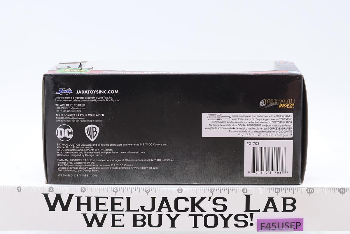 Classic TV Series Batmobile & Batman Die-Cast DC Comics Jada 1/32 NEW SEALED