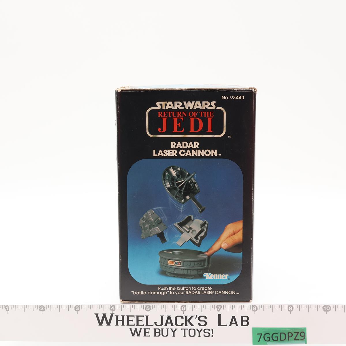 Radar Laser Cannon Mini Rig 100% Complete W/Box 1982 Star Wars ESB Kenner