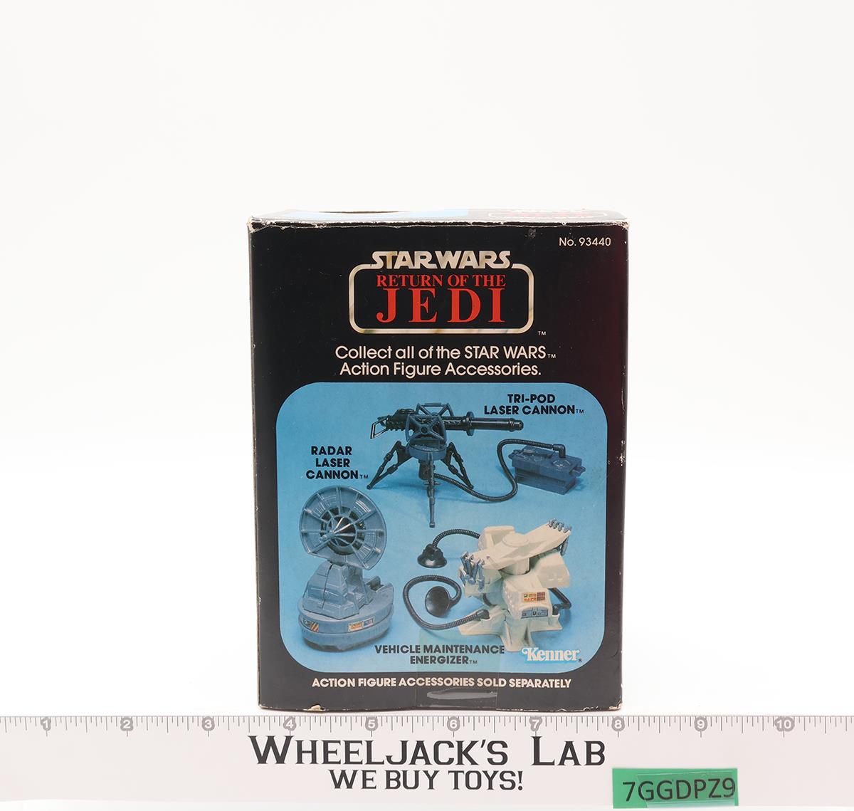 Radar Laser Cannon Mini Rig 100% Complete W/Box 1982 Star Wars ESB Kenner