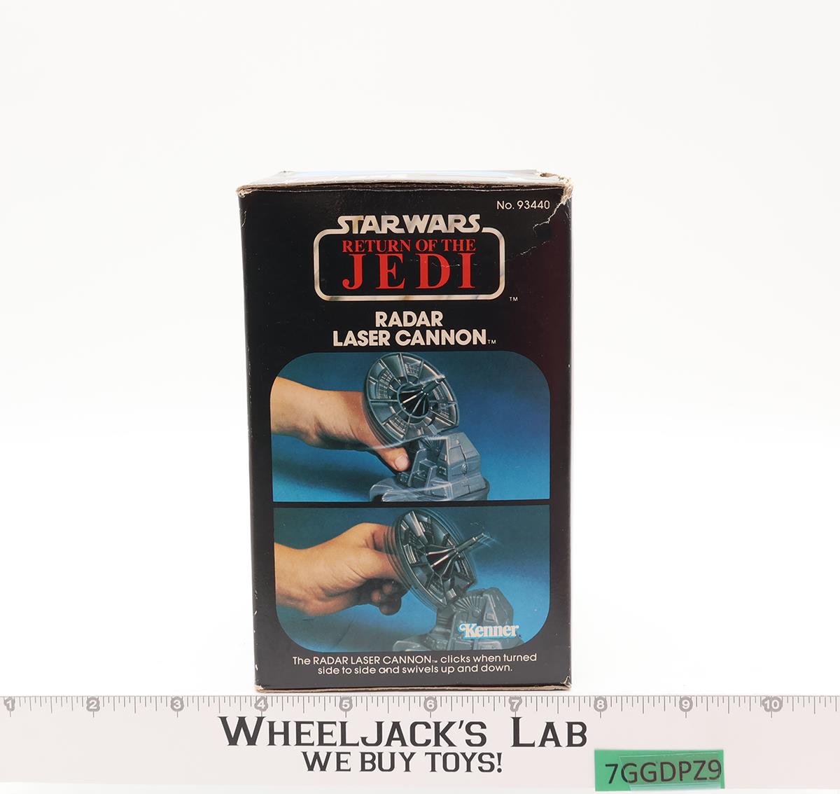 Radar Laser Cannon Mini Rig 100% Complete W/Box 1982 Star Wars ESB Kenner