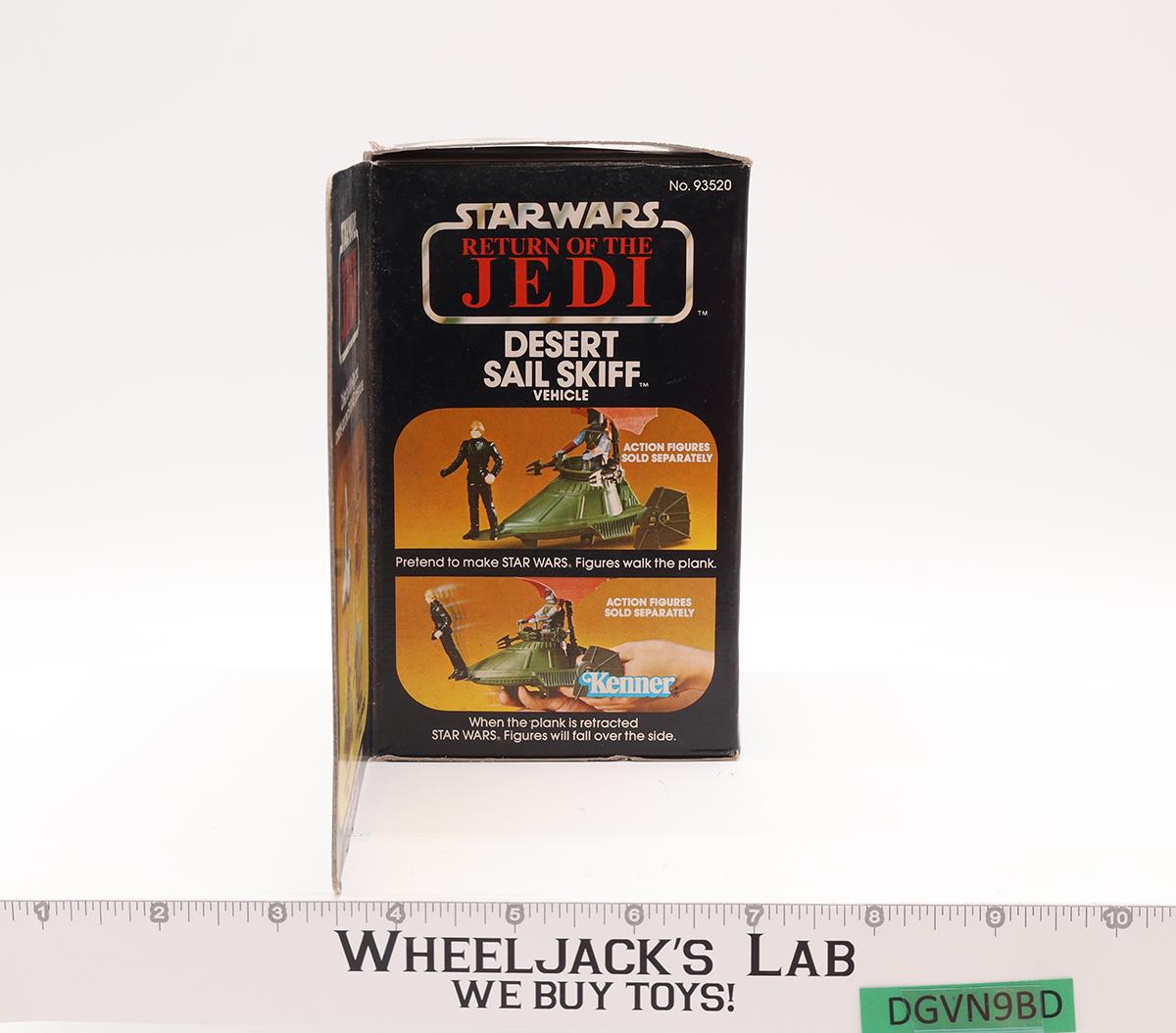 Desert Sail Skiff 100% Complete W/Box ROTJ 1983 Star Wars Vintage Kenner Vehicle