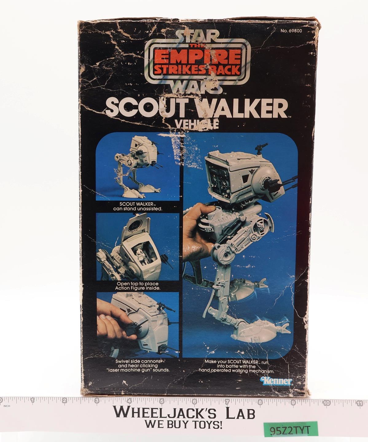 Scout Walker AT-ST 100% Complete W/ Box Star Wars ROTJ 1980 Kenner Vehicle