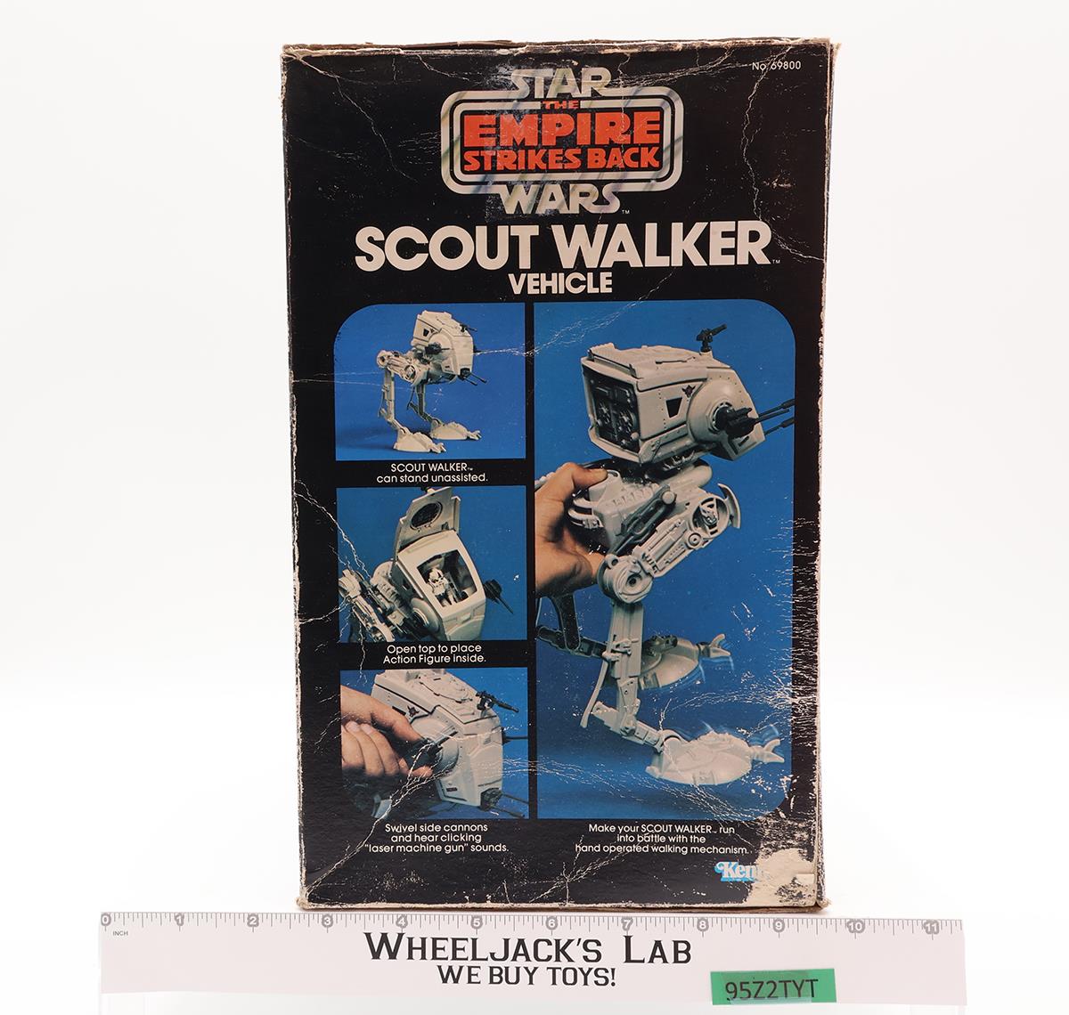 Scout Walker AT-ST 100% Complete W/ Box Star Wars ROTJ 1980 Kenner Vehicle