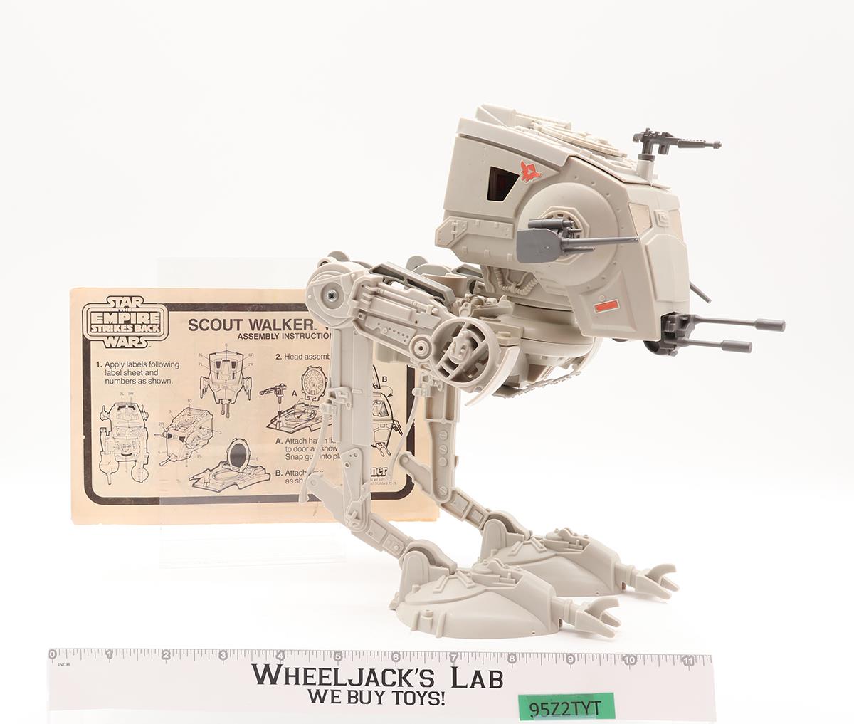 Scout Walker AT-ST 100% Complete W/ Box Star Wars ROTJ 1980 Kenner Vehicle