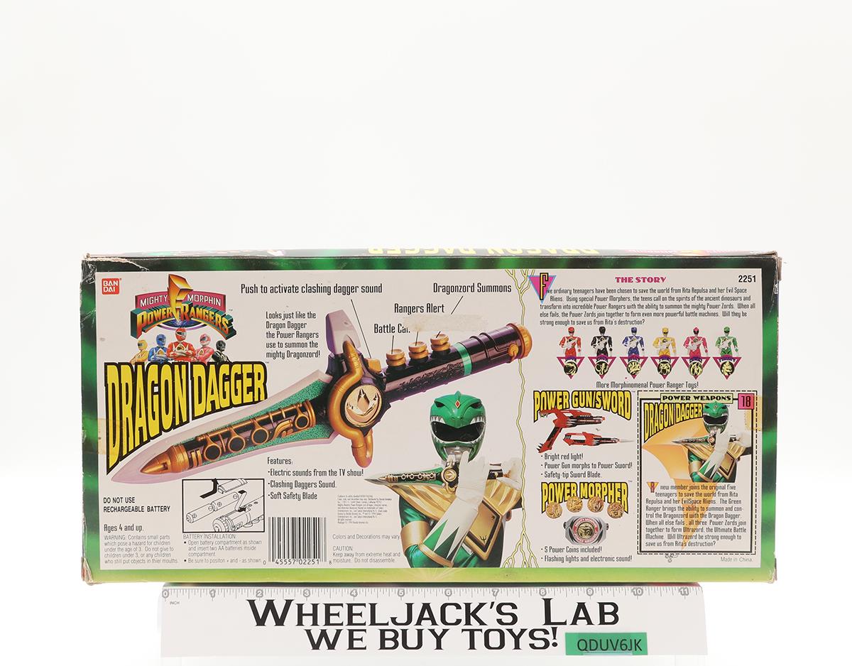 Dragon Dagger Power Rangers MMPR 1994 Bandai Action Figure