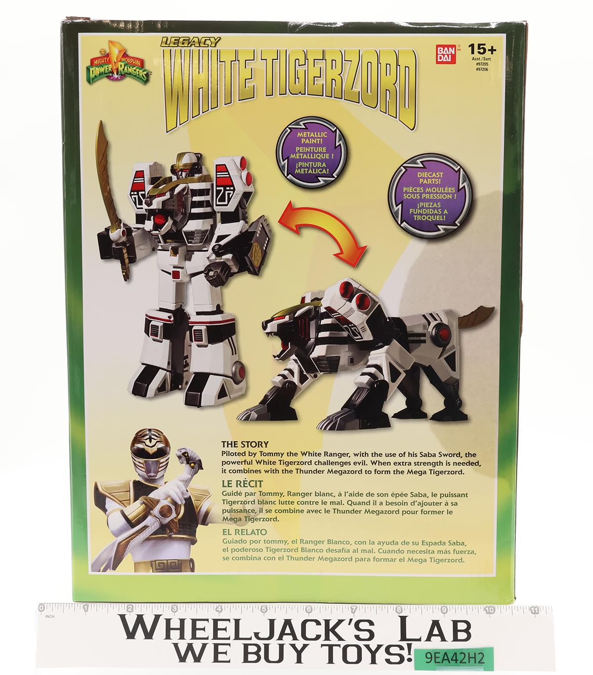 Legacy White Tigerzord Power Rangers 2018 Bandai Action Figure NEW SEALED