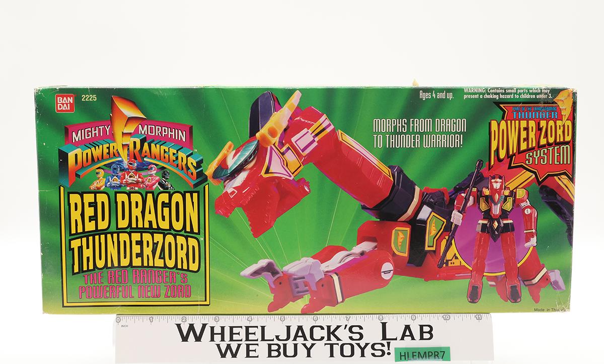 Red Dragon Thunderzord 100% Complete Power Rangers 1994 Bandai Vintage