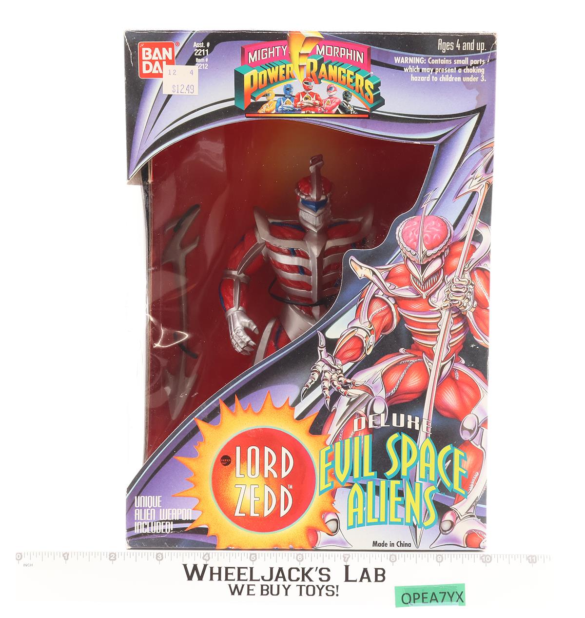 Lord Zedd Evil Space Aliens Complete Mighty Morphin Power Rangers 1994 Bandai