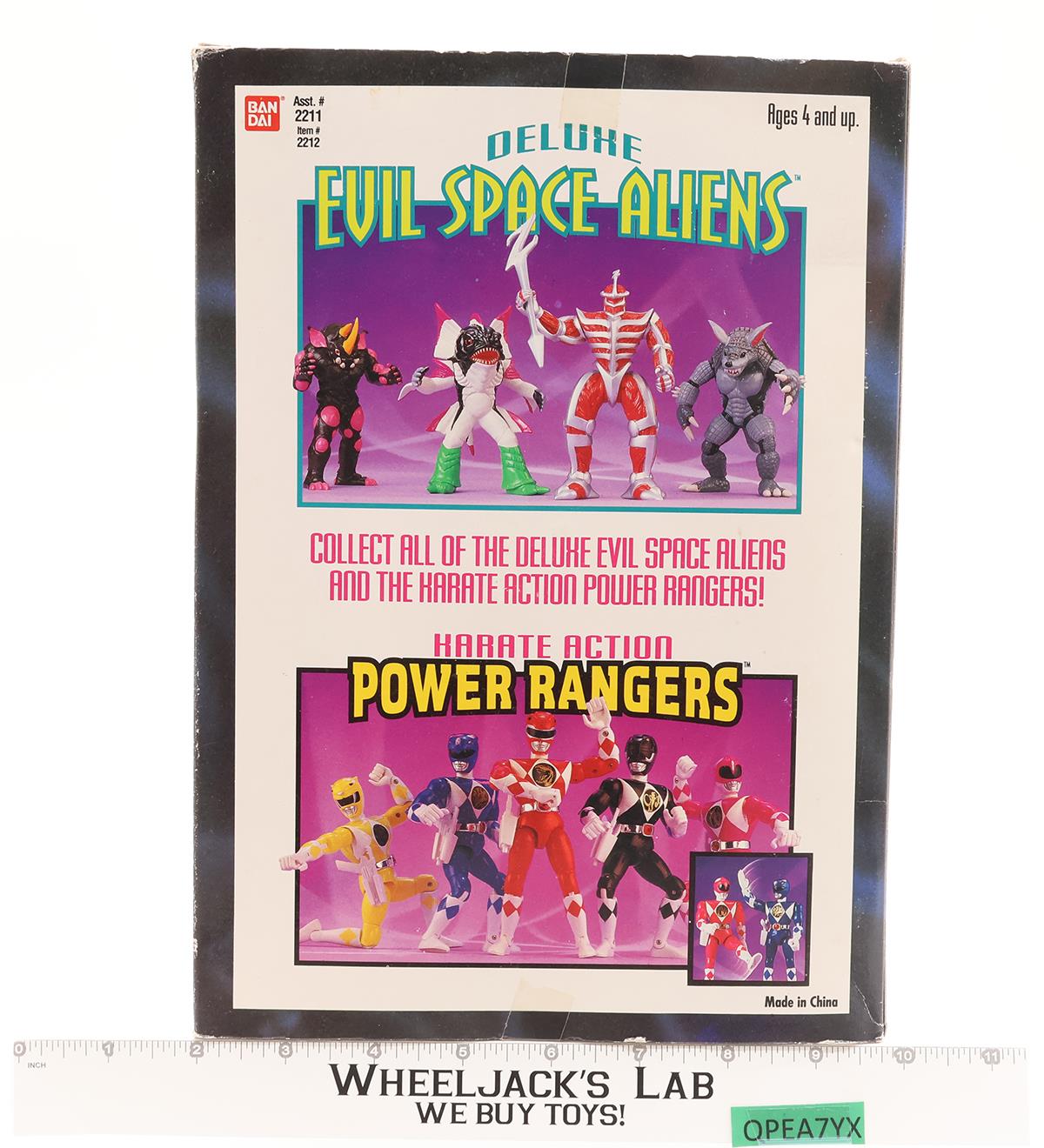 Lord Zedd Evil Space Aliens Complete Mighty Morphin Power Rangers 1994 Bandai