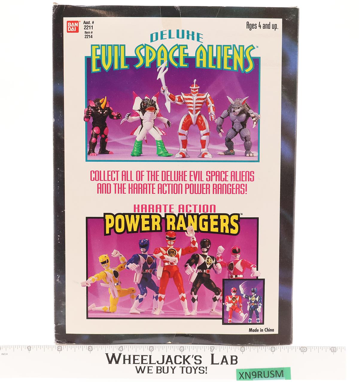 Pirantis Head Evil Space Aliens Mighty Morphin Power Rangers 1994 Bandai Figure