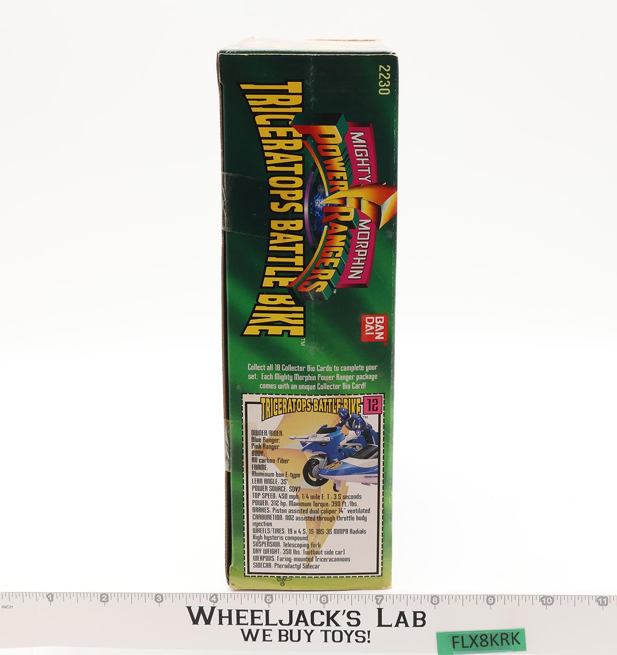 Triceratops Battle Bike MMPR Power Rangers 1993 Bandai Action Figure Vehicle