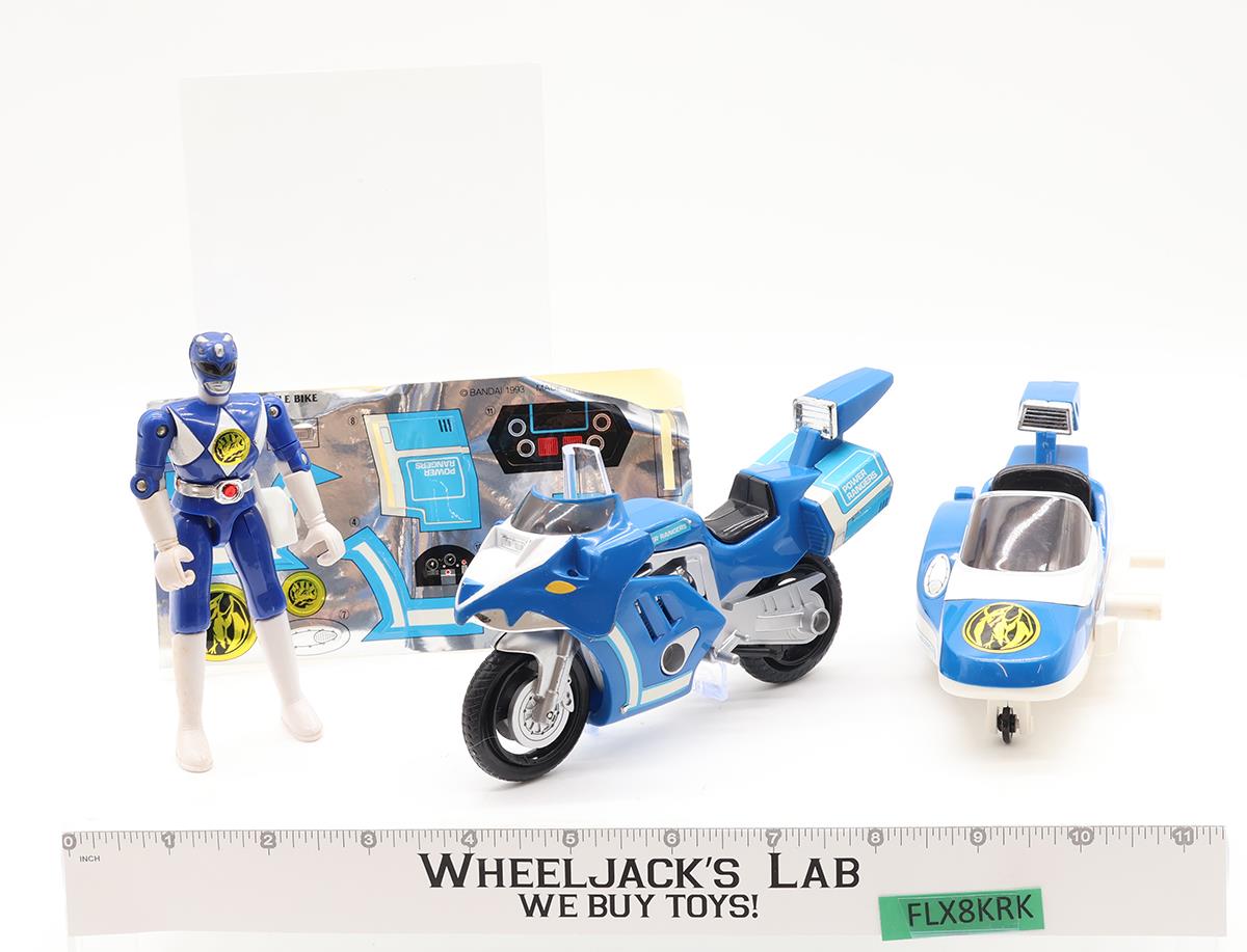 Triceratops Battle Bike MMPR Power Rangers 1993 Bandai Action Figure Vehicle