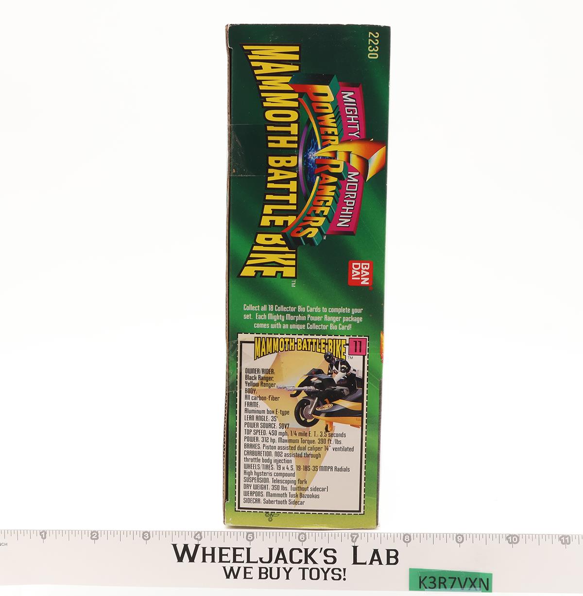 Mammoth Battle Bike MMPR Power Rangers 1993 Bandai Action Figure Vehicle