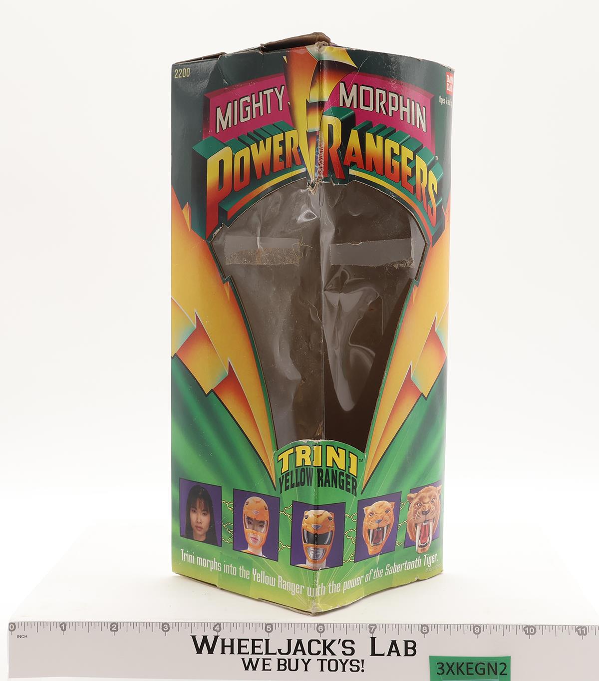 Trini Yellow Ranger Mighty Morphin Power Rangers 1993 Bandai Action Figure