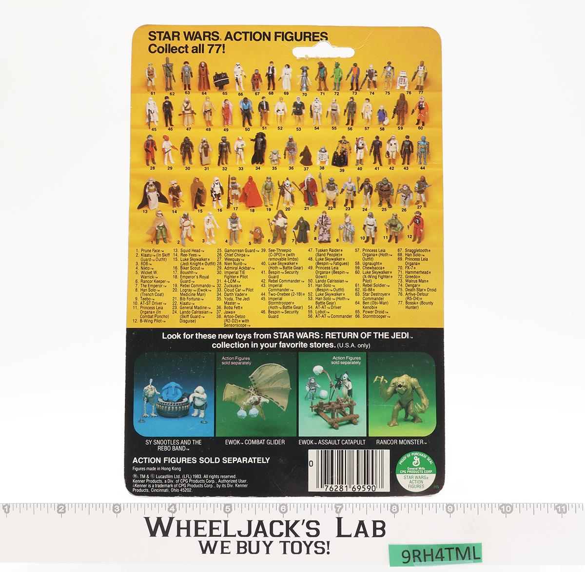 Klaatu Skiff Guard 77 Back-A Star Wars ROTJ 1983 Kenner Action Figure NEW SEALED