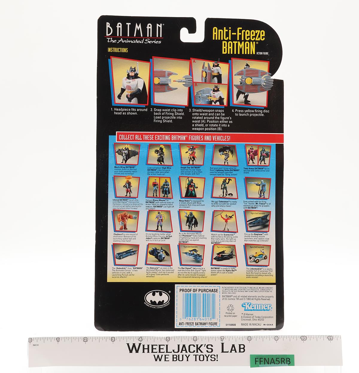 Anti-Freeze Batman The Animated Series 1993 Kenner Action Figure NEW MOSC SEALED