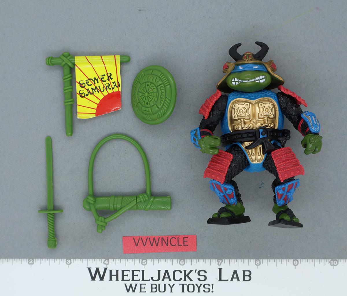 Sewer Samurai Leo 100% Complete Teenage Mutant Ninja Turtles TMNT Playmates 1990