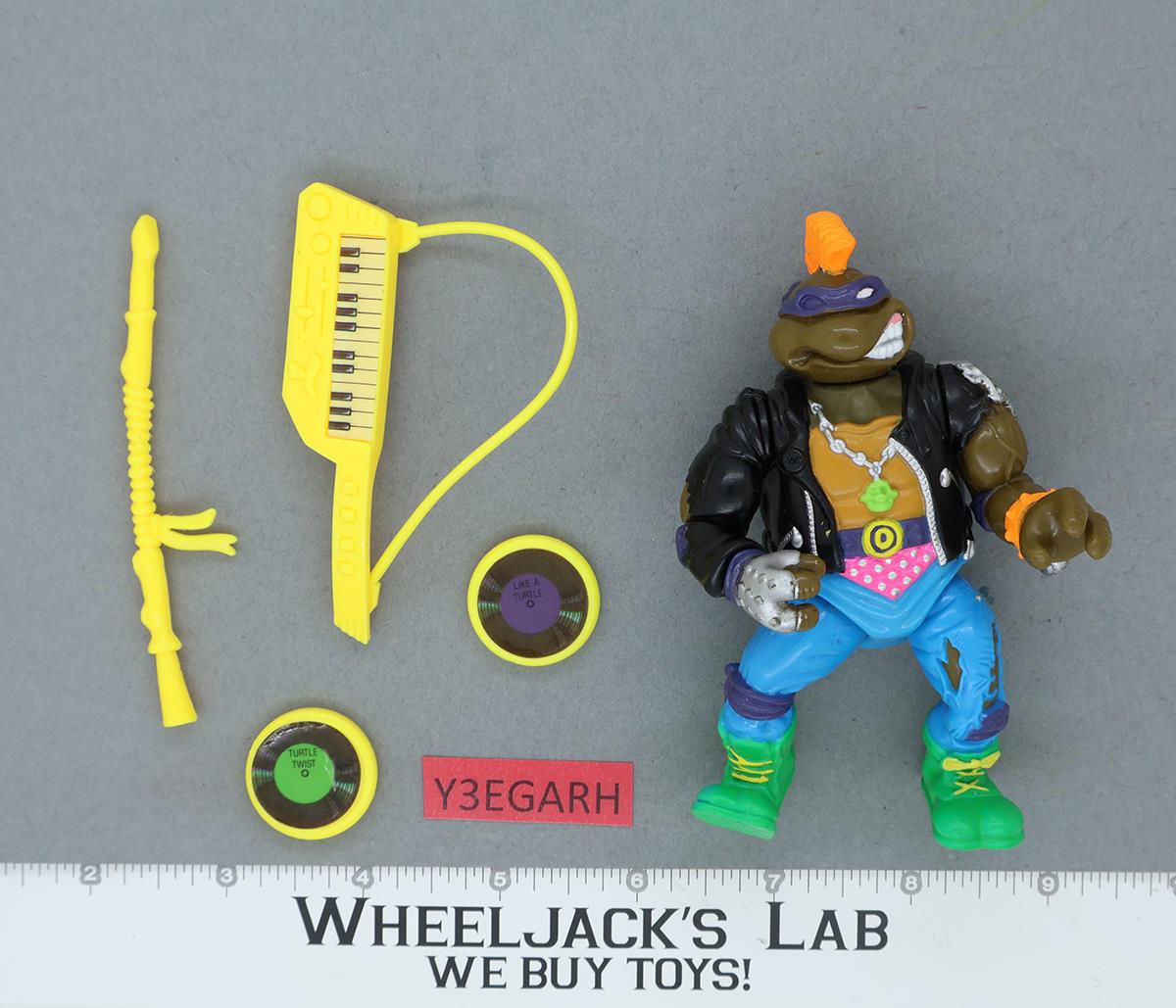 Punker Don 100% Complete Teenage Mutant Ninja Turtles TMNT Playmates 1991 Action