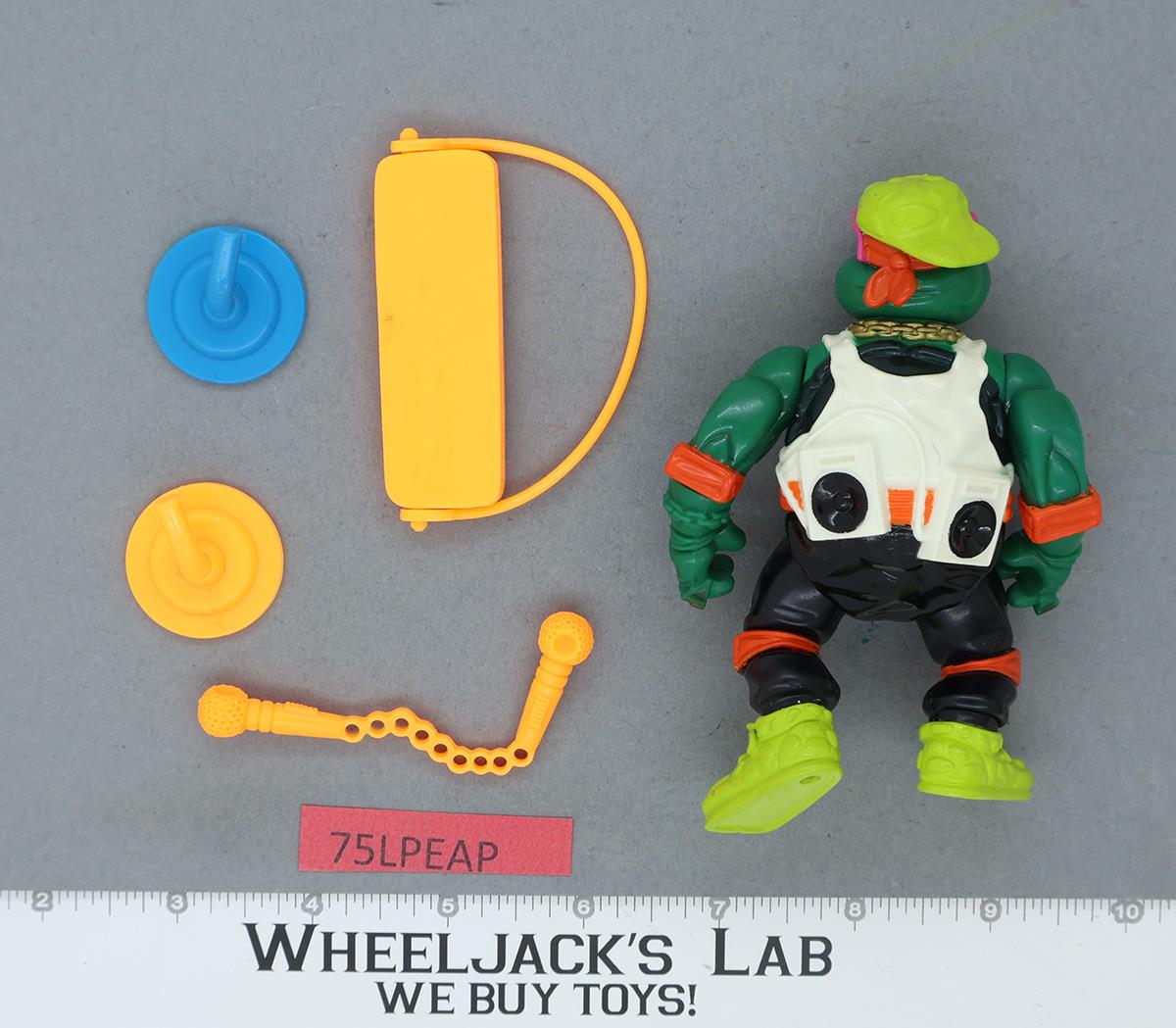 Rappin' Mike 100% Complete Teenage Mutant Ninja Turtle TMNT 1991 Playmates