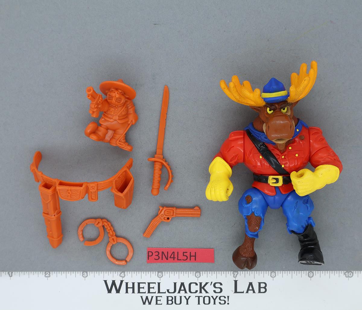 Monty Moose 100% Complete Teenage Mutant Ninja Turtle TMNT 1992 Playmates Figure