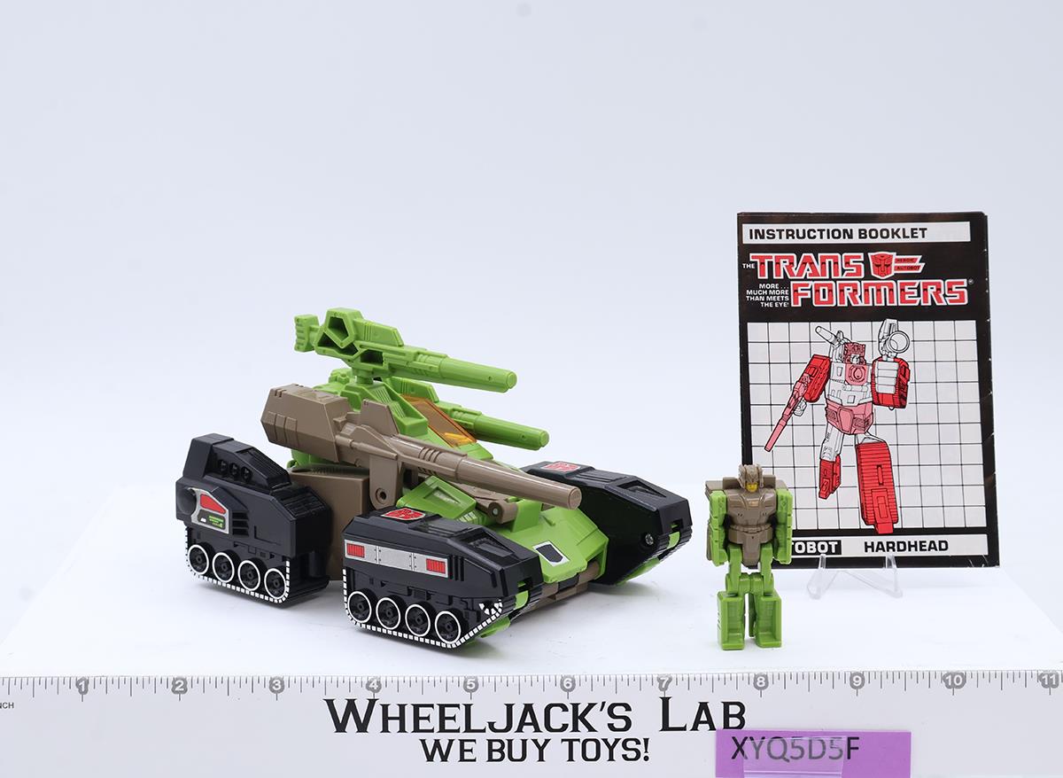 Hardhead Headmaster 100% Complete NEAR MINT Vintage 1987 G1 Transformers