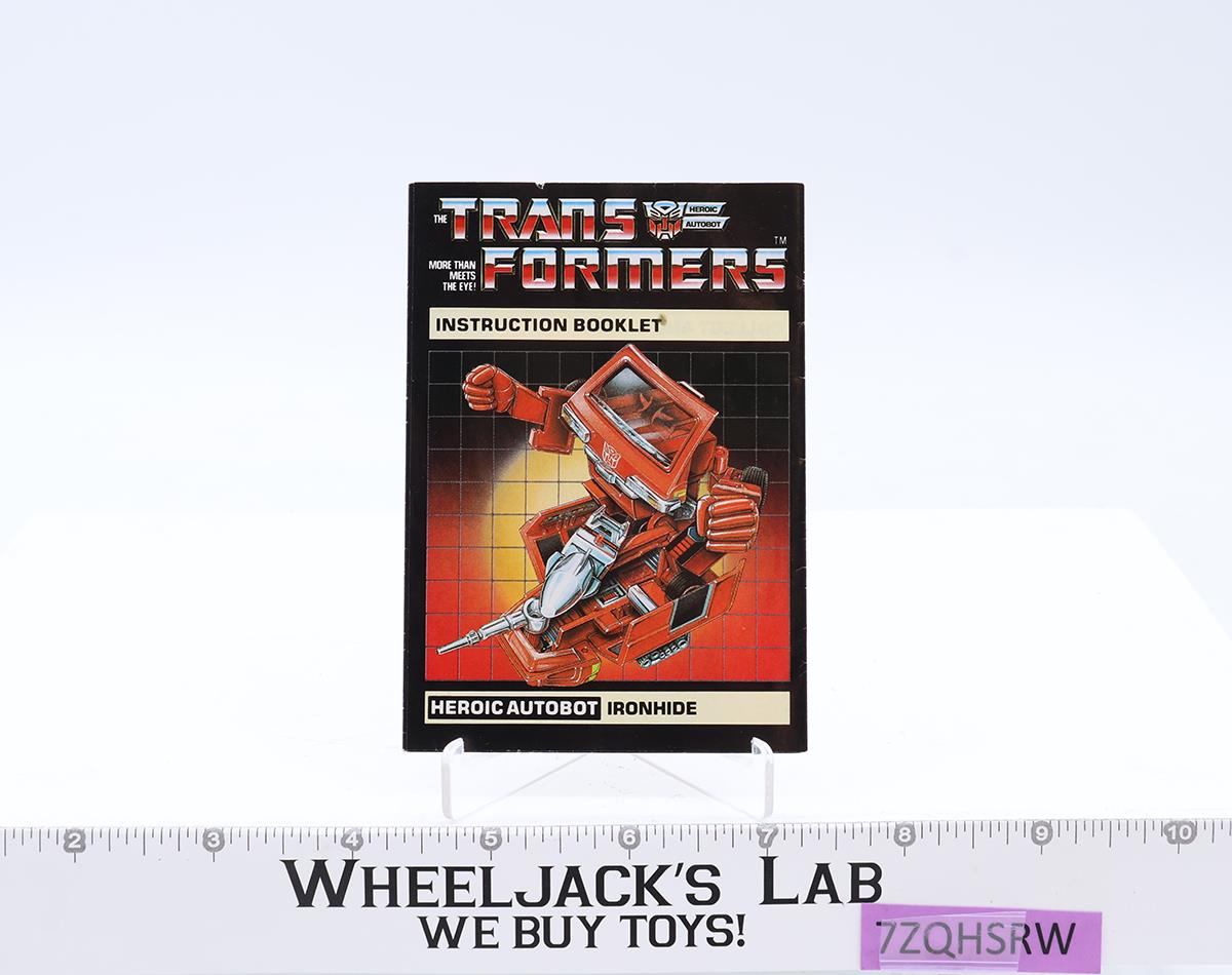 Ironhide 100% Complete 1984 Vintage G1 Transformers Action Figure