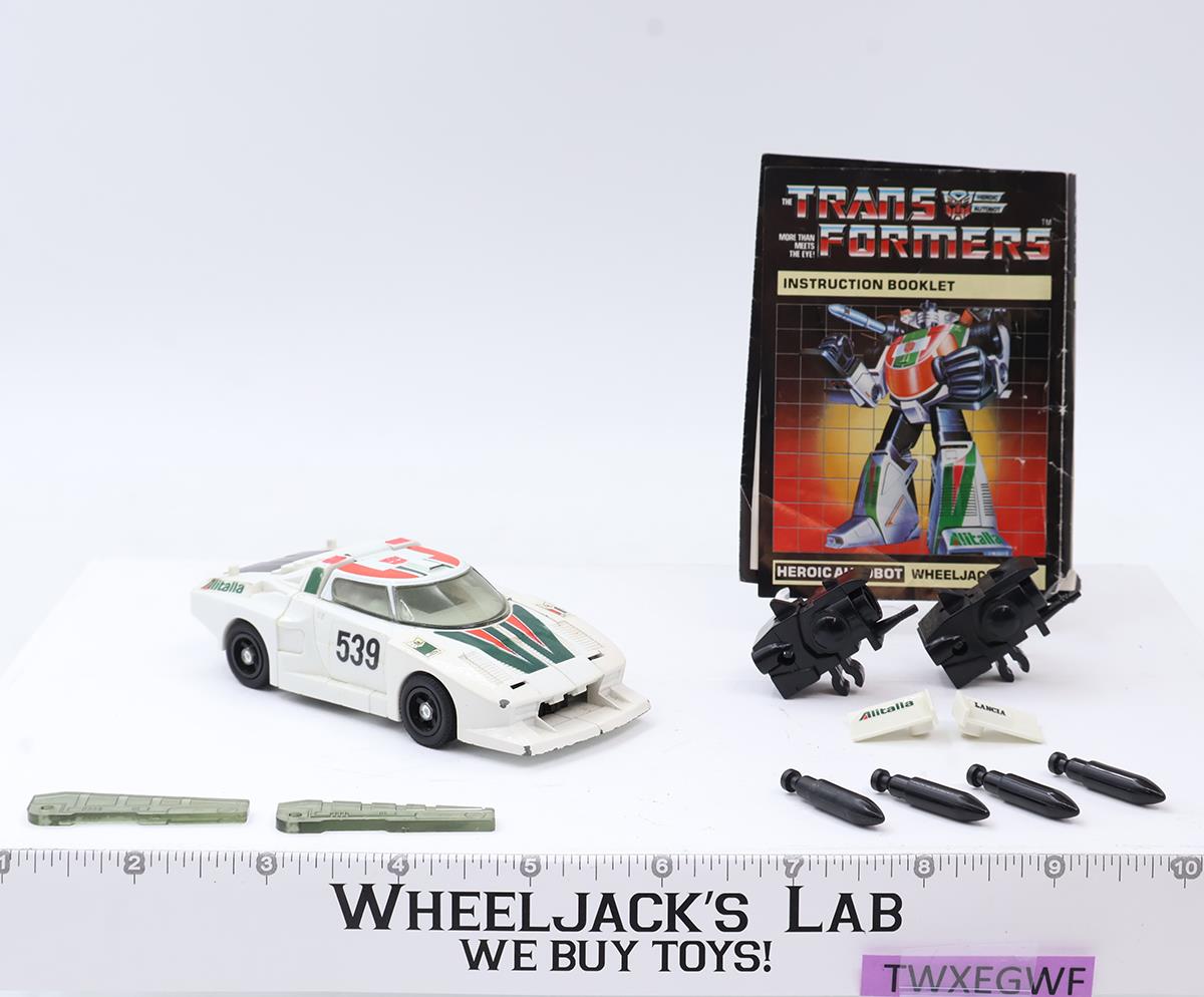 Wheeljack 100% Complete 1984 Autobot Vintage G1 Transformers Action Figure