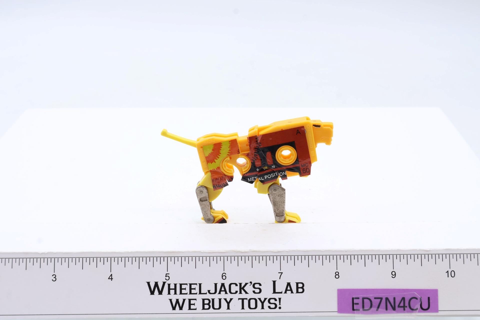 Steeljaw SILVER 100% Complete NEAR MINT 1986 Vintage G1 Transformers Figure