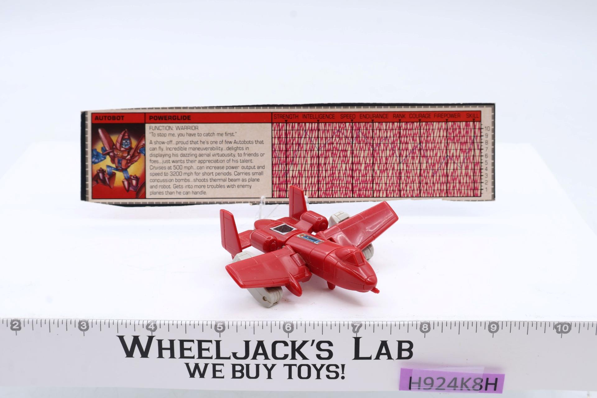 Powerglide 100% Complete 1985 Action Figure G1 Transformers A-10 Thunderbolt