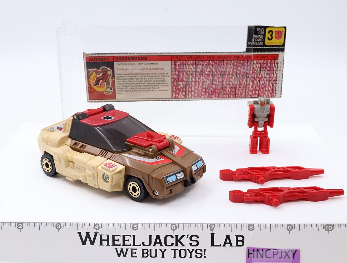 Chromedome Headmaster 100% Complete Vintage 1987 G1 Transformers Action Figure