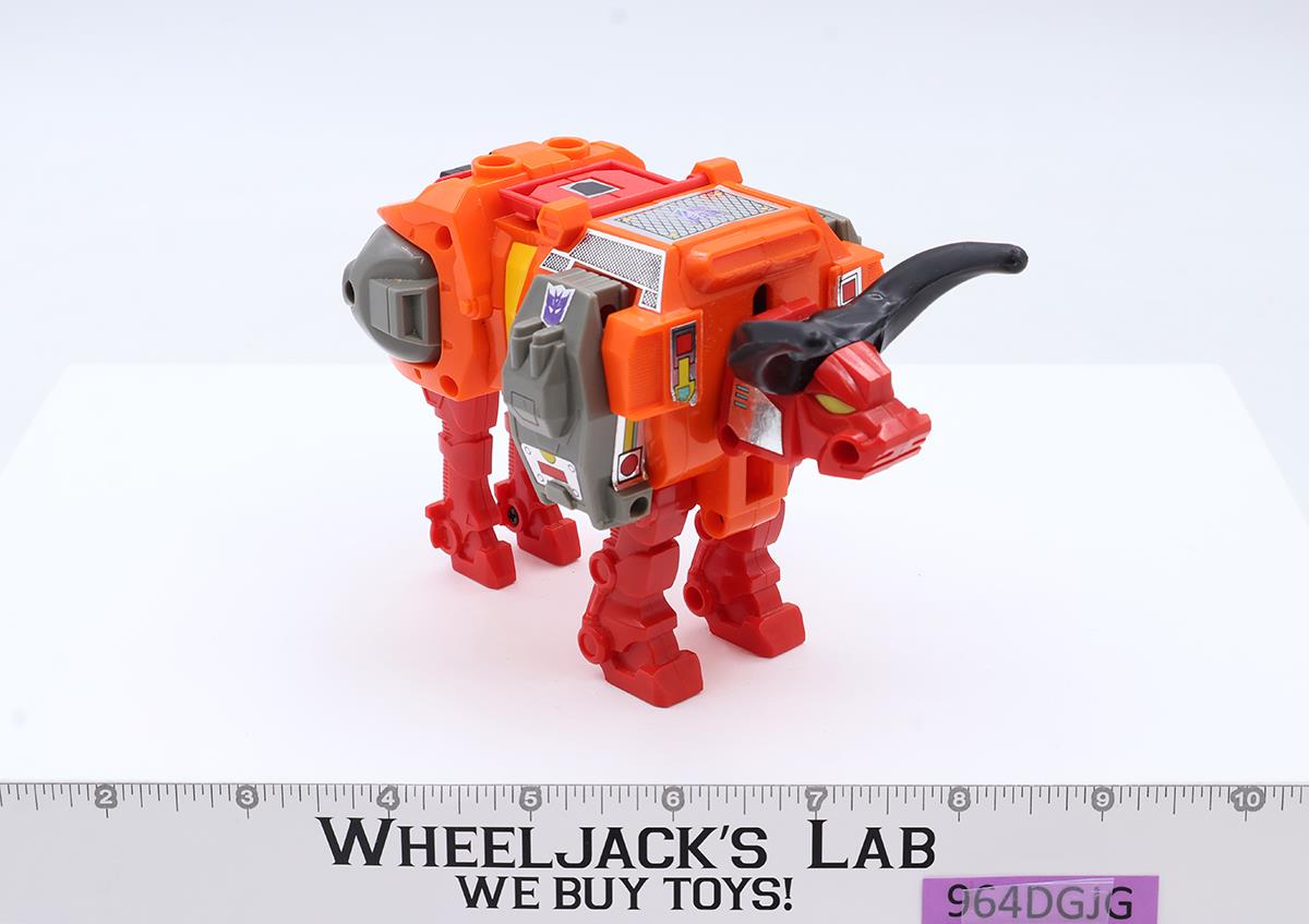 Tantrum METAL Predaking 1986 Vintage Hasbro G1 Transformers Bull Action Figure
