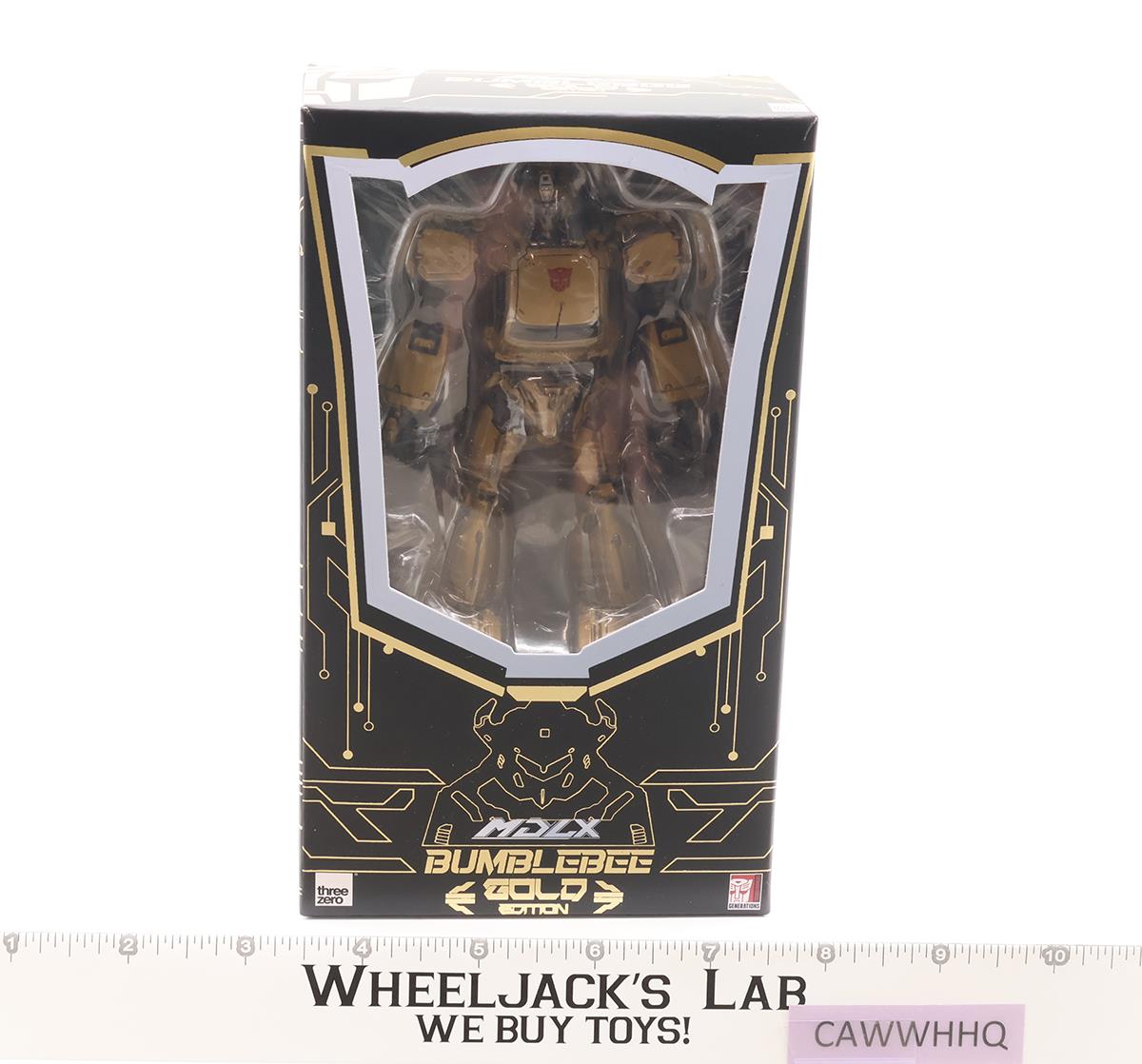 MDLX Bumblebee Gold Edition Transformers 2022 Hasbro ThreeZero Figure NEW MIB