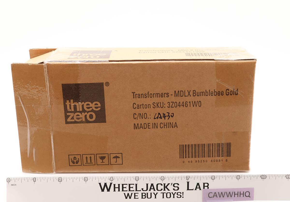 MDLX Bumblebee Gold Edition Transformers 2022 Hasbro ThreeZero Figure NEW MIB