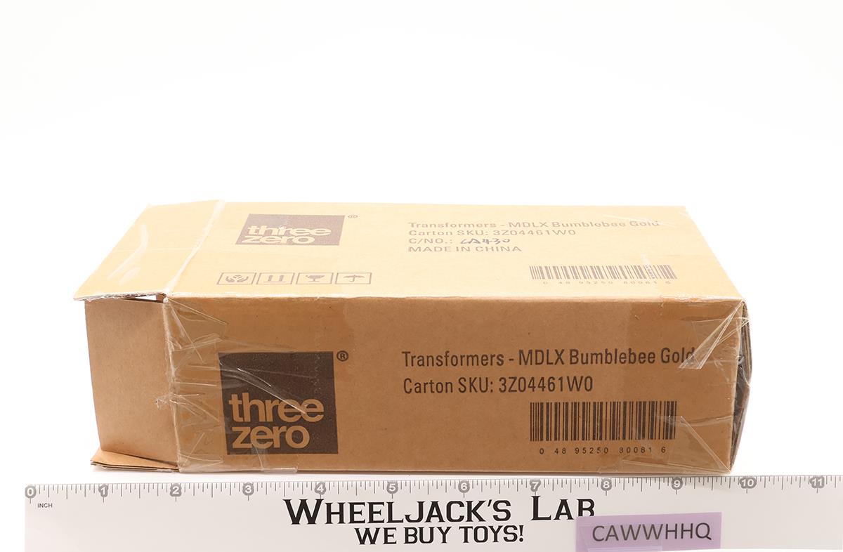 MDLX Bumblebee Gold Edition Transformers 2022 Hasbro ThreeZero Figure NEW MIB