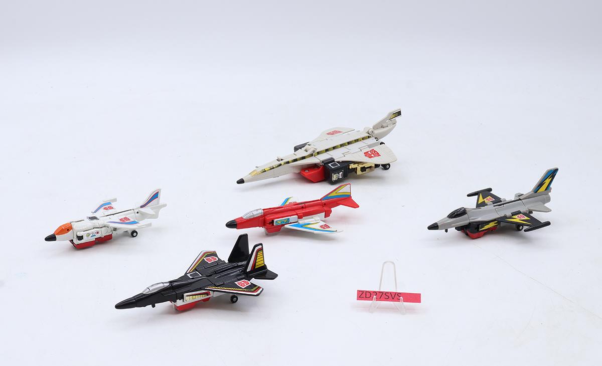 Superion Aerialbots Set 100% Complete Vintage 1986 G1 Transformers Hasbro