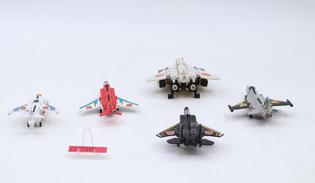 Superion Aerialbots Set 100% Complete Vintage 1986 G1 Transformers Hasbro