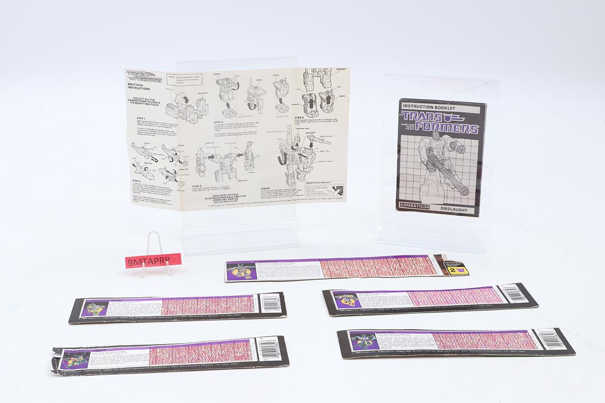 Bruticus 100% Complete NEAR MINT Vintage 1986 G1 Transformers Hasbro Figure