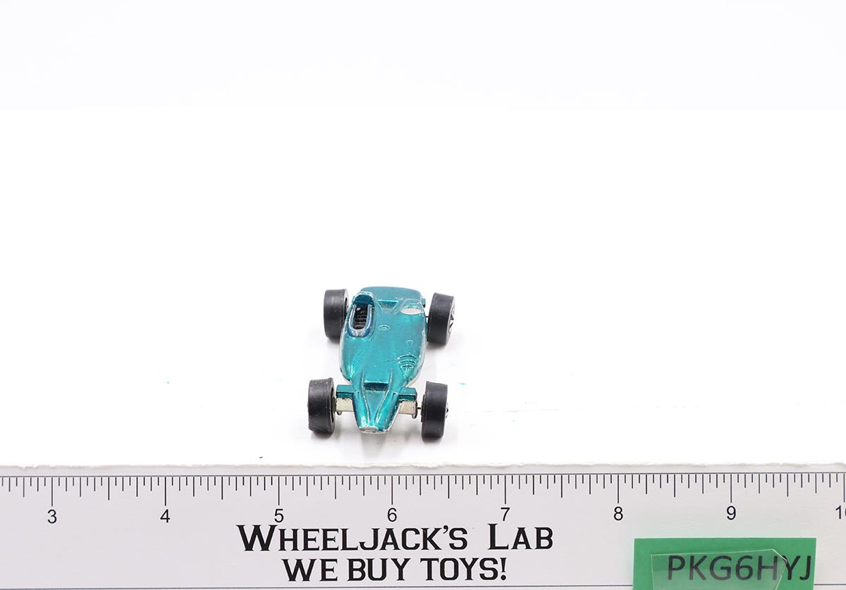 Shelby Turbine Aqua 1969 Redline Hot Wheels Mattel Vintage RL Hong Kong