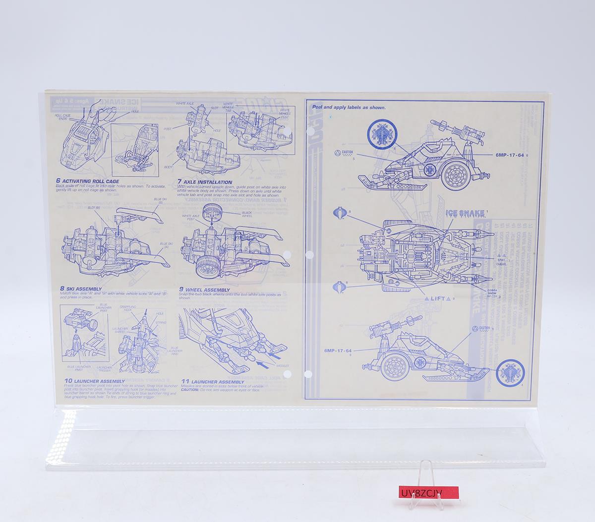 Ice Snake 100% Complete GI Joe 1993 Hasbro Vintage Action Figure Vehicle