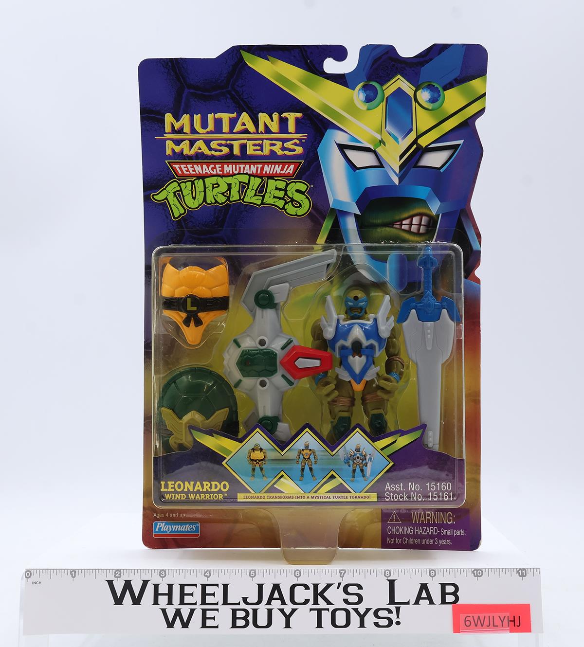 Leonardo Wind Warrior Teenage Mutant Ninja Turtles TMNT Playmates NEW SEALED