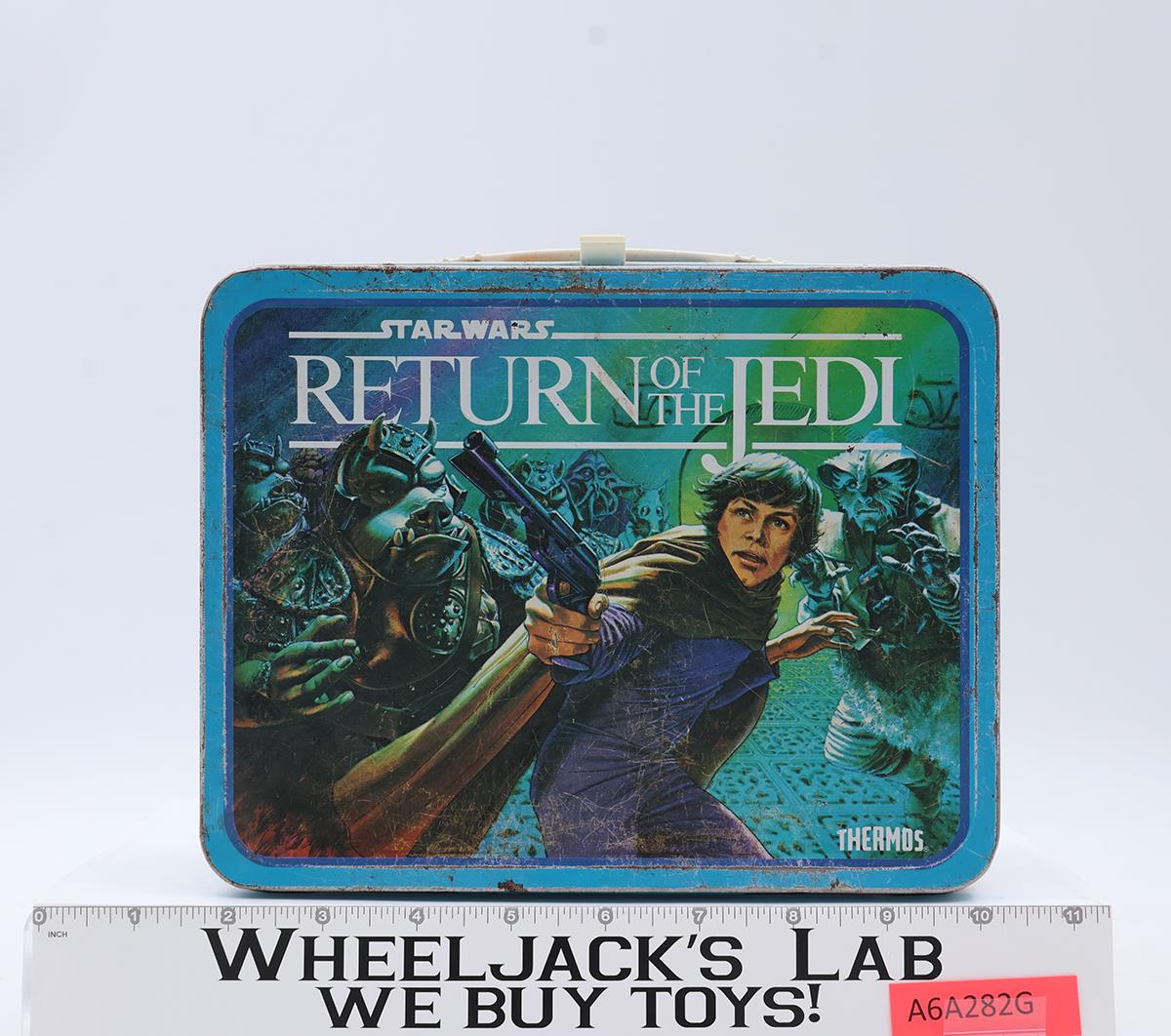 Return of the Jedi METAL Lunch Box 1983 Thermos Co. Vintage NO THERMOS