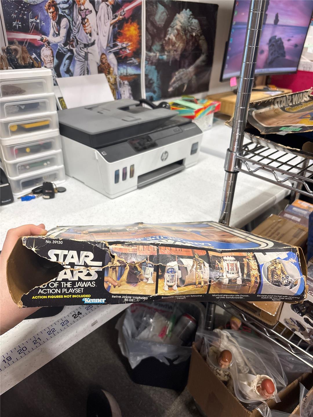 Land of the Jawas 100% Complete W/Box Star Wars 1977 Kenner Action Playset