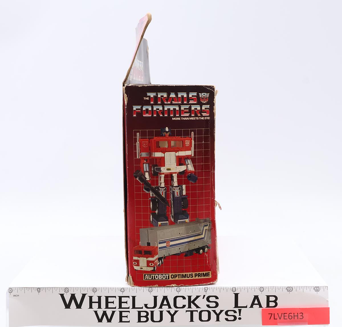 Optimus Prime W/BOX & INSERT 100% Complete 1984 Vintage G1 Transformers Figure