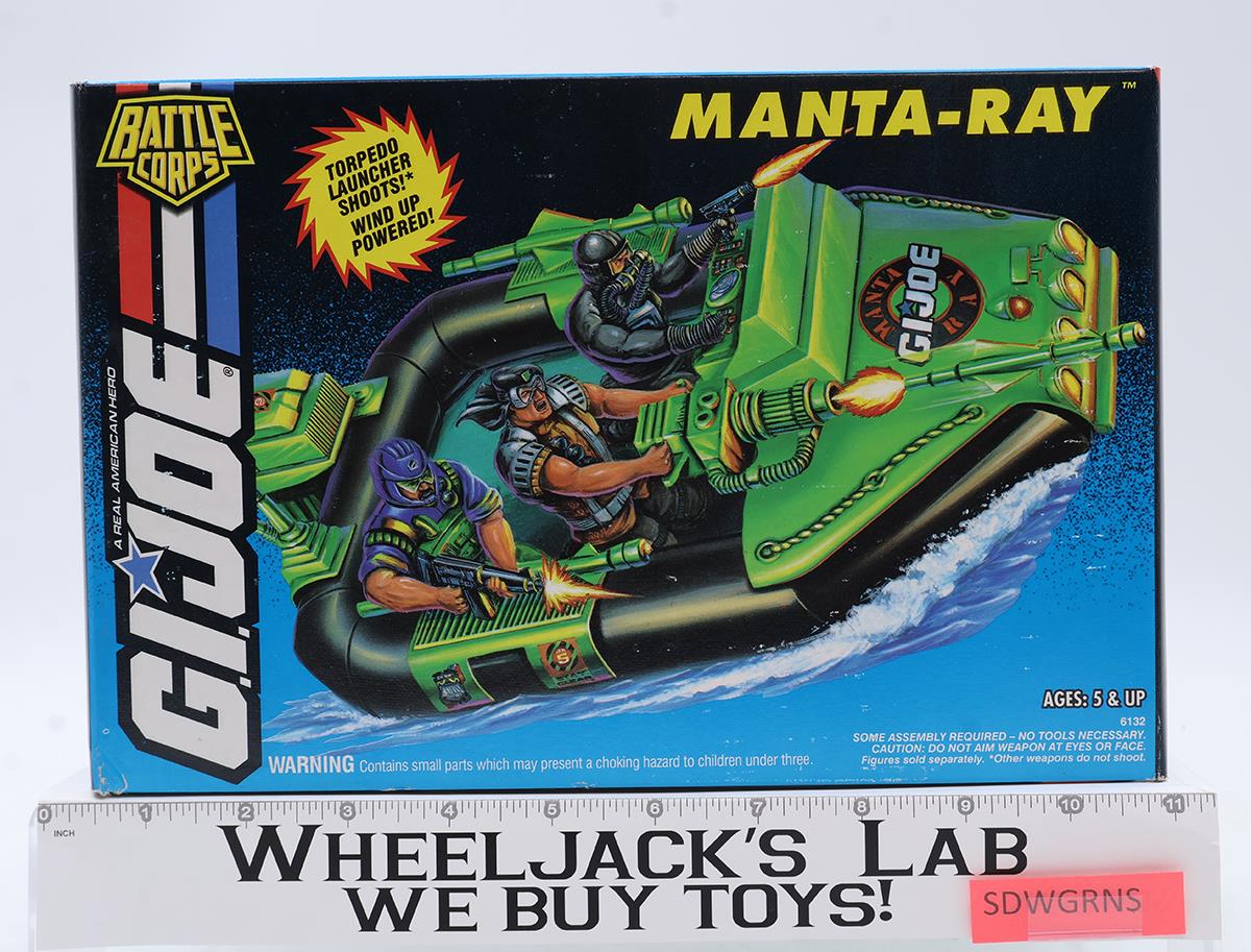 Manta-Ray GI Joe Battle Corps 1993 Hasbro Action Figure Vehicle NEW MISB SEALED