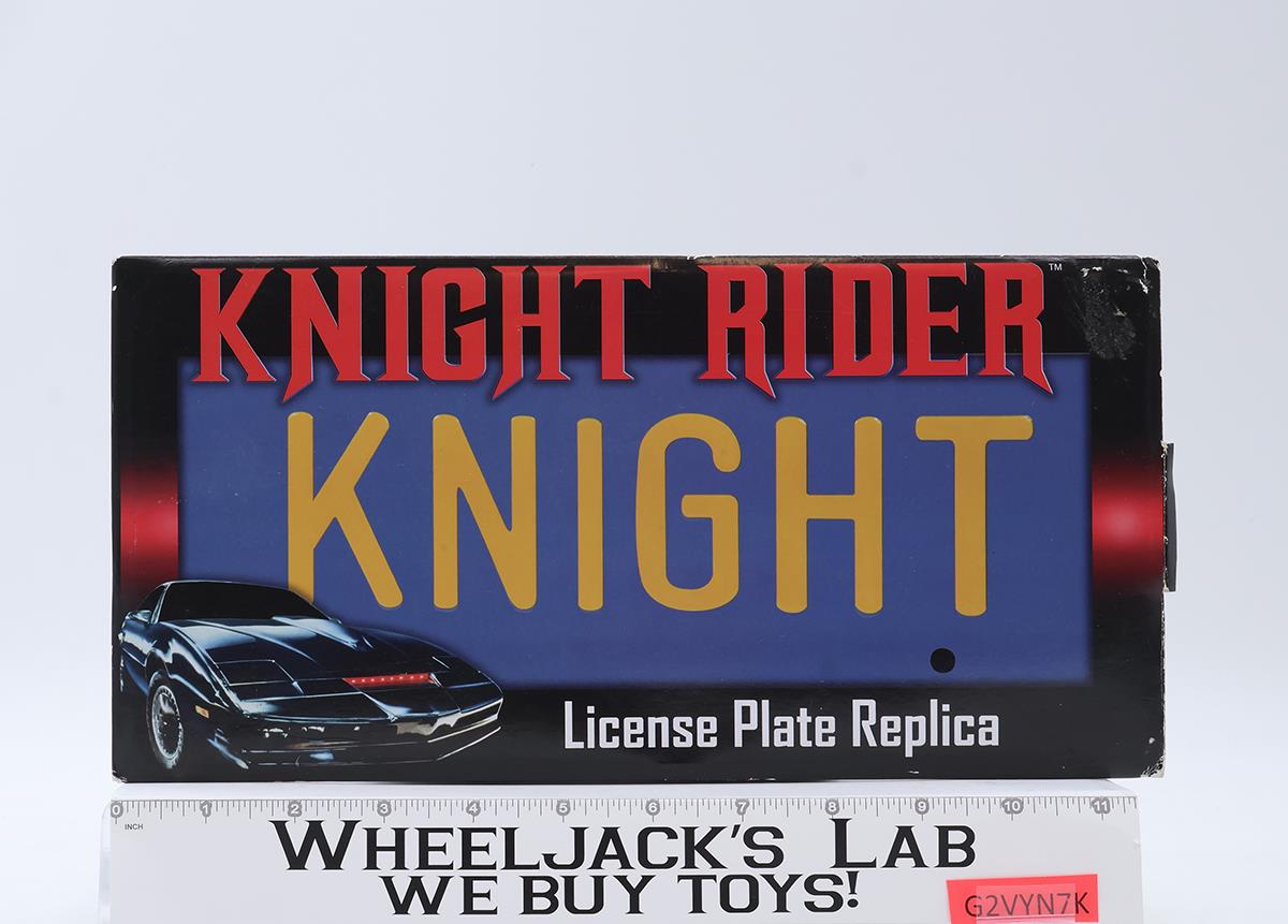 Knight Rider Rear Tag License Plate Replica Knight Rider 2012 Diamond Select NEW - Wheeljack ...