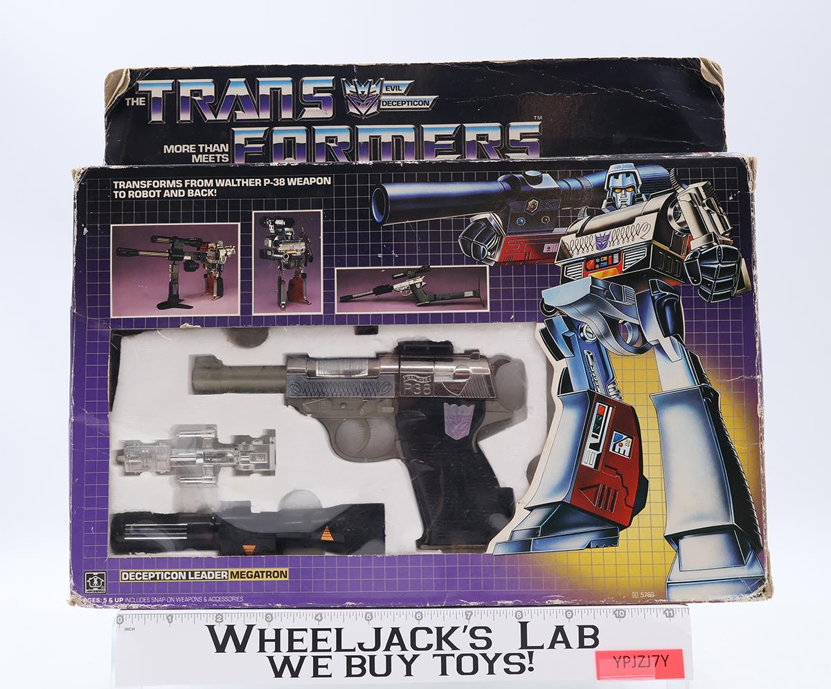 Megatron 100% Complete W/BOX & INSERT G1 Transformers Hasbro 1984 Figure