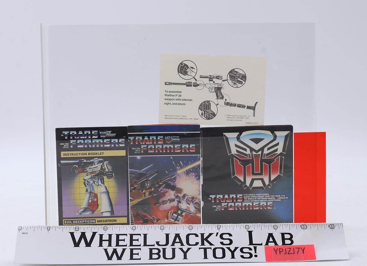 Megatron 100% Complete W/BOX & INSERT G1 Transformers Hasbro 1984 Figure