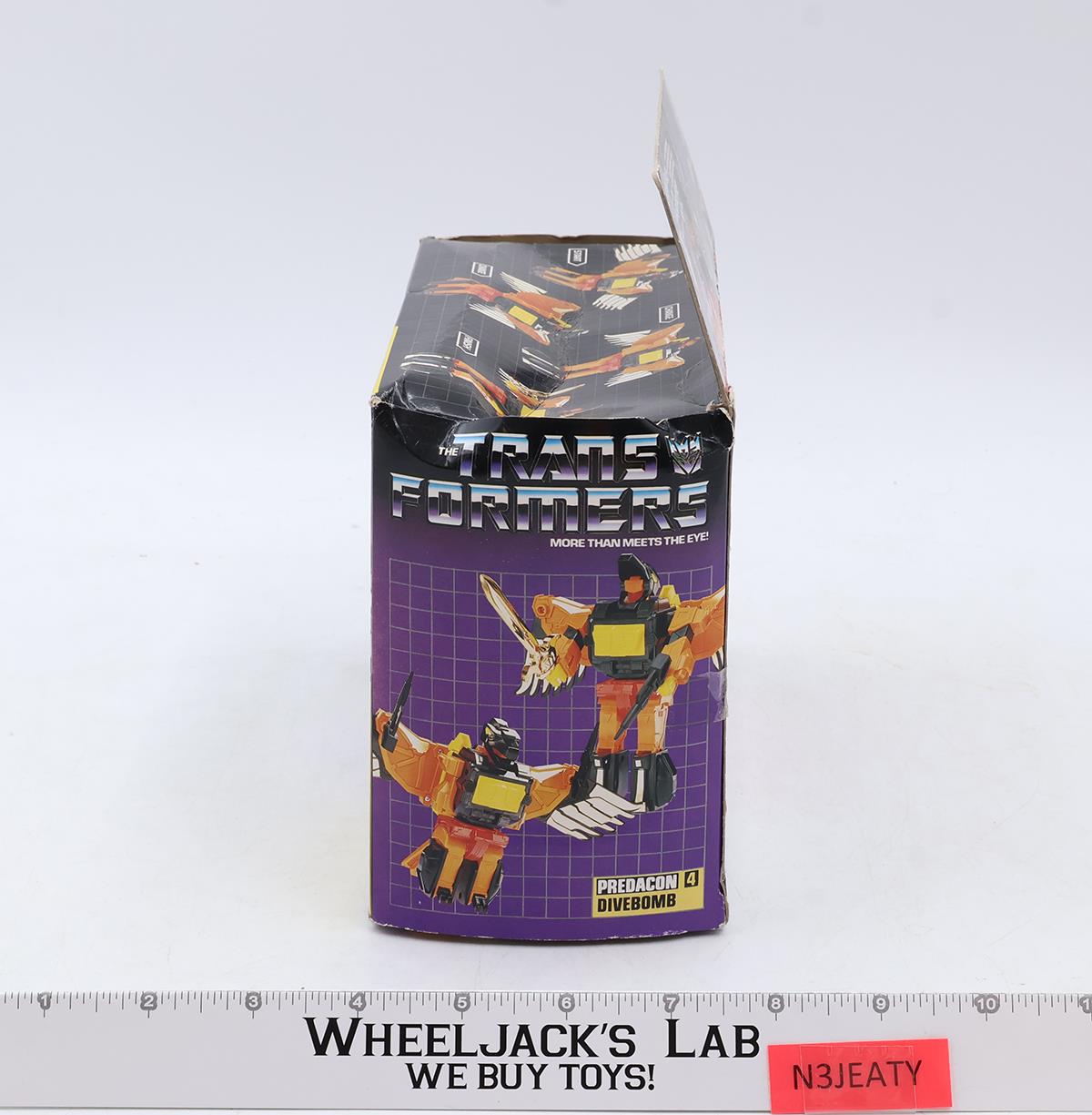 Divebomb 100% Complete W/BOX 1986 Vintage G1 Transformers Hasbro Action Figure