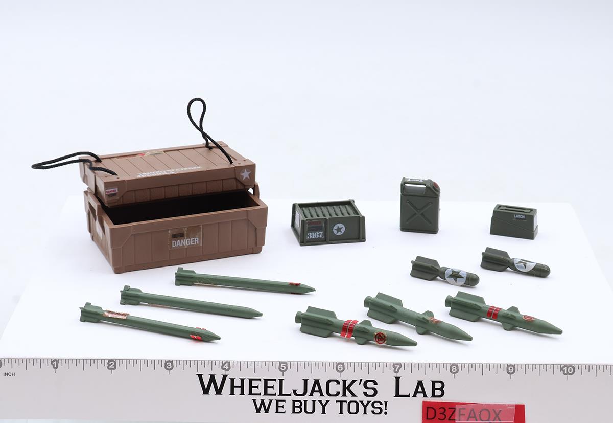 Ammo Dump Supply 100% Complete 1985 GI Joe Hasbro Vintage Action Figure Playset